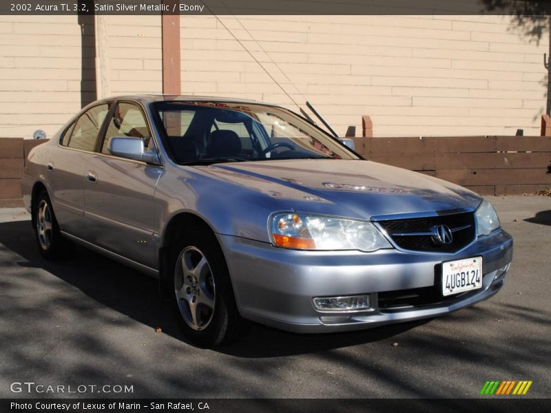 Satin Silver Metallic / Ebony 2002 Acura TL 3.2