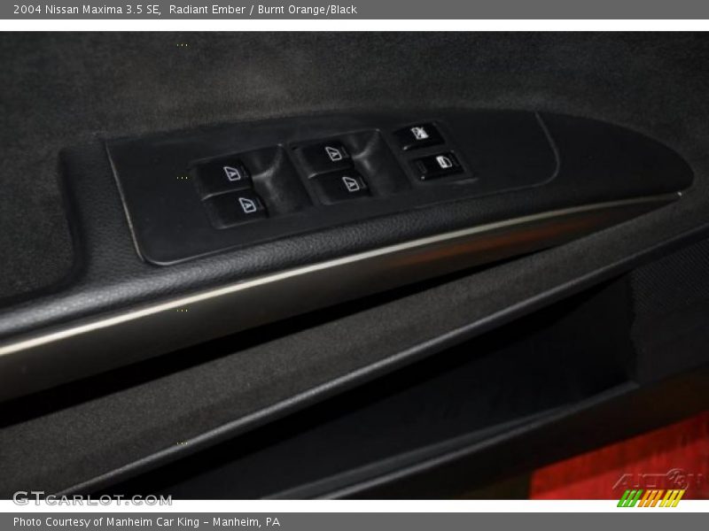 Radiant Ember / Burnt Orange/Black 2004 Nissan Maxima 3.5 SE