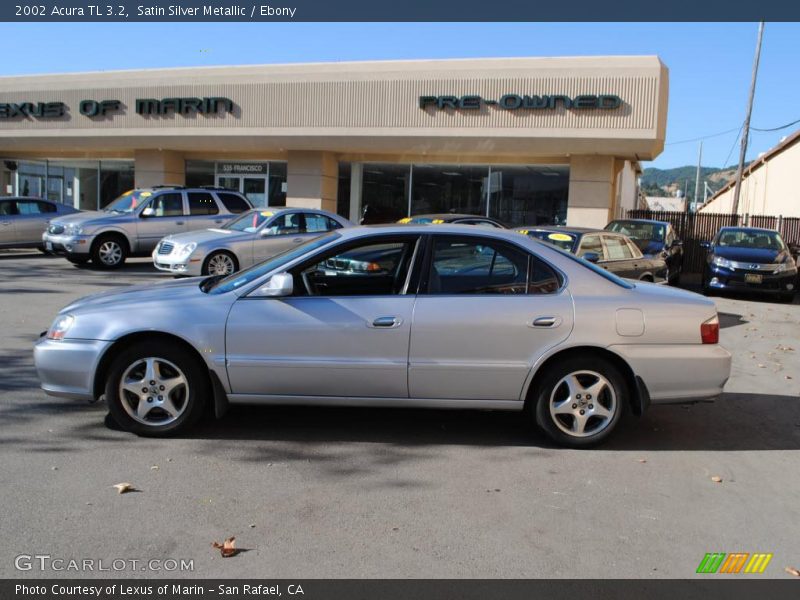 Satin Silver Metallic / Ebony 2002 Acura TL 3.2