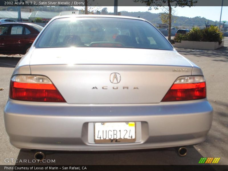 Satin Silver Metallic / Ebony 2002 Acura TL 3.2