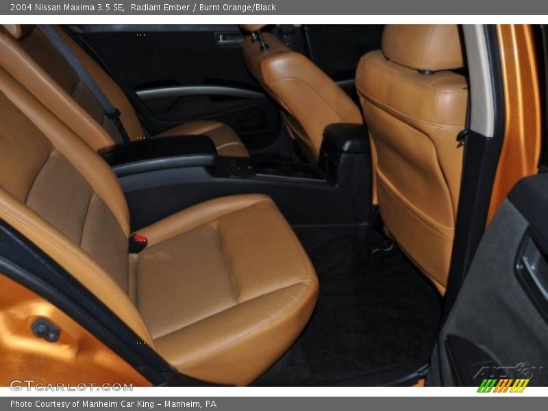 Radiant Ember / Burnt Orange/Black 2004 Nissan Maxima 3.5 SE