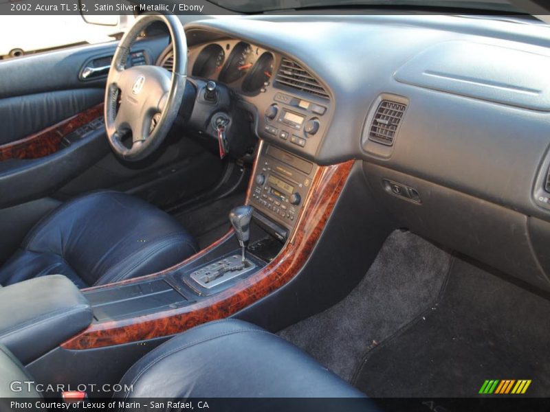 Satin Silver Metallic / Ebony 2002 Acura TL 3.2