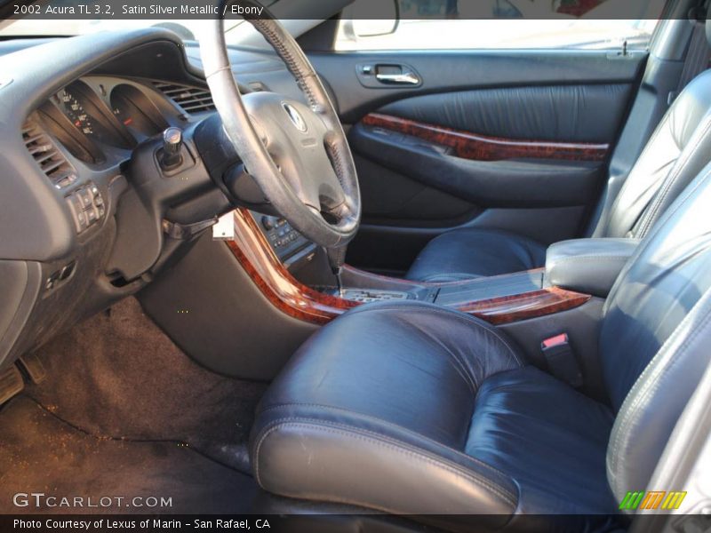 Satin Silver Metallic / Ebony 2002 Acura TL 3.2