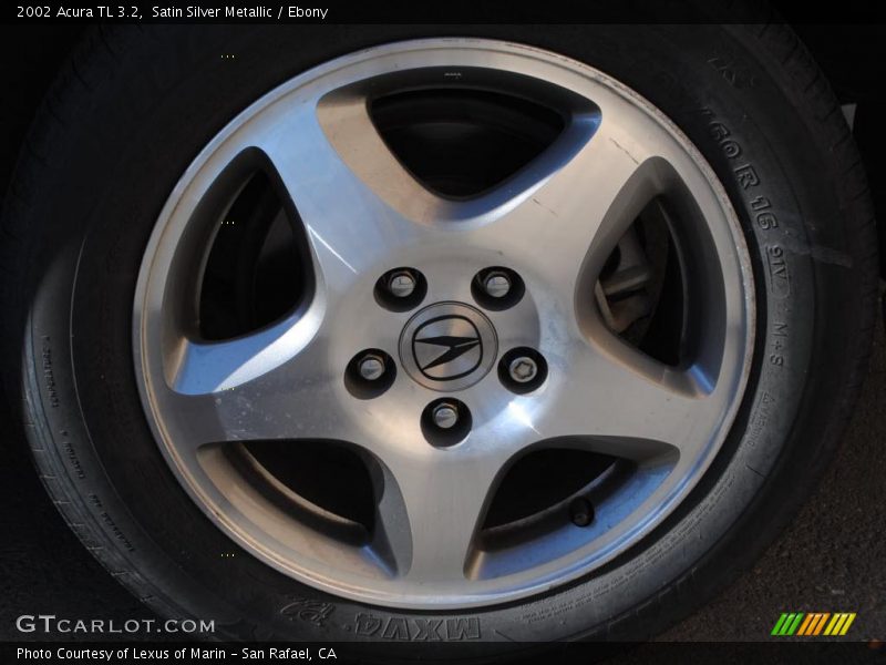 Satin Silver Metallic / Ebony 2002 Acura TL 3.2