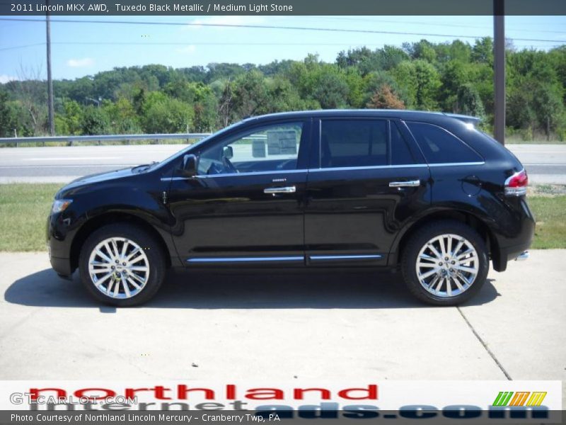 Tuxedo Black Metallic / Medium Light Stone 2011 Lincoln MKX AWD