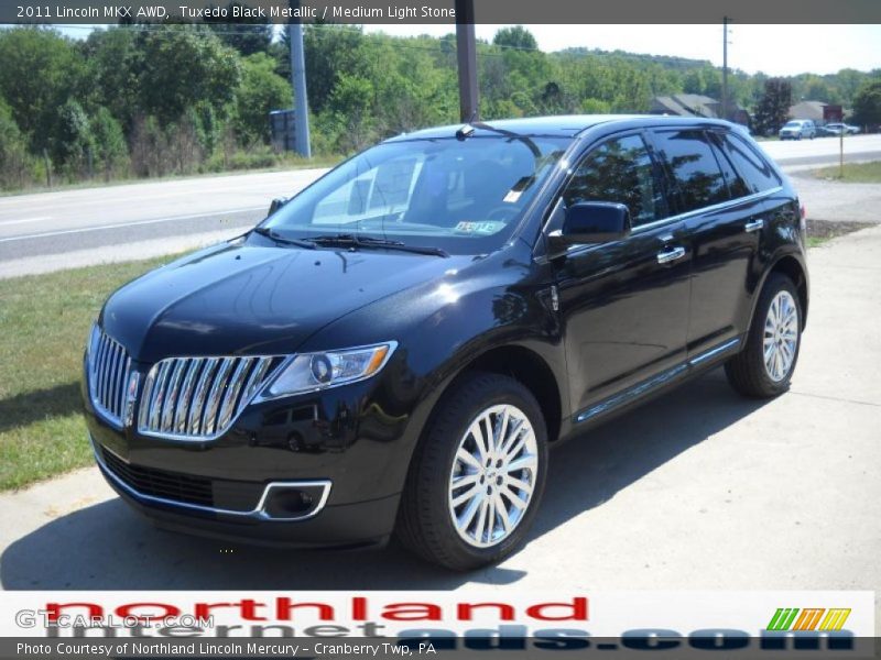 Tuxedo Black Metallic / Medium Light Stone 2011 Lincoln MKX AWD