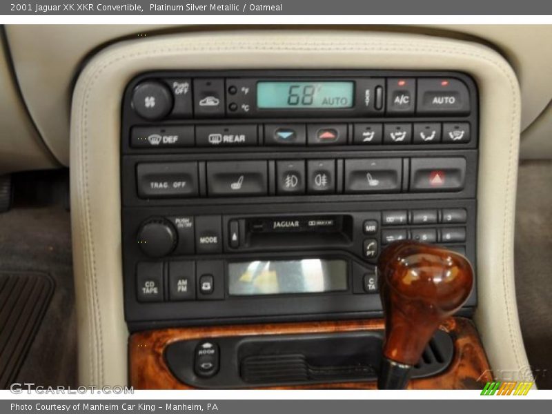 Platinum Silver Metallic / Oatmeal 2001 Jaguar XK XKR Convertible