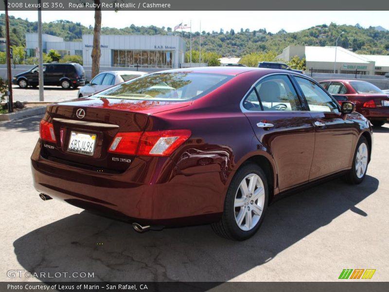 Royal Ruby Red Metallic / Cashmere 2008 Lexus ES 350