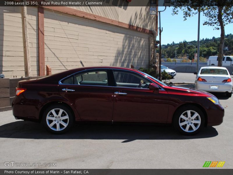 Royal Ruby Red Metallic / Cashmere 2008 Lexus ES 350