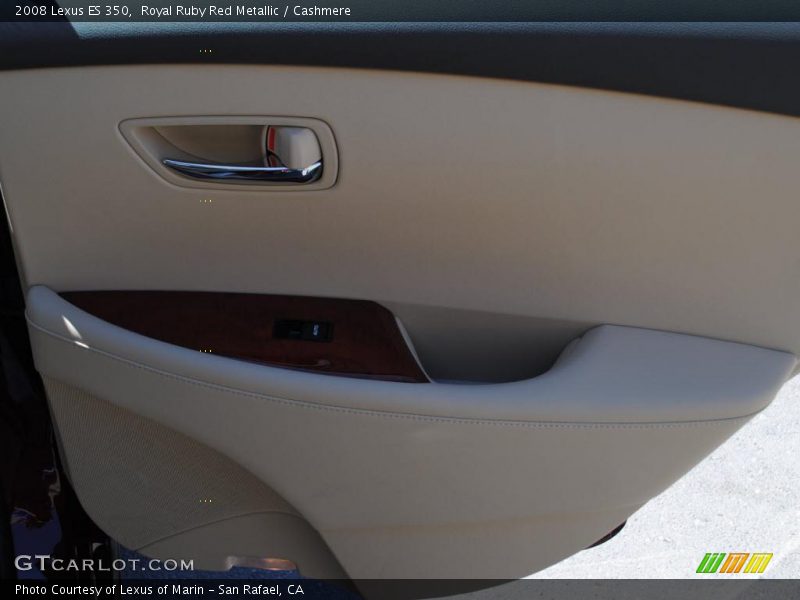 Royal Ruby Red Metallic / Cashmere 2008 Lexus ES 350