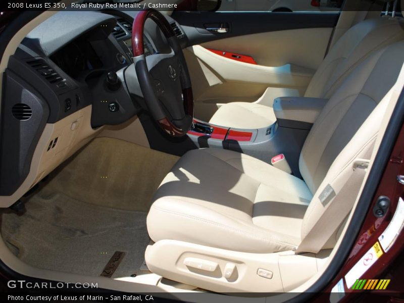 Royal Ruby Red Metallic / Cashmere 2008 Lexus ES 350