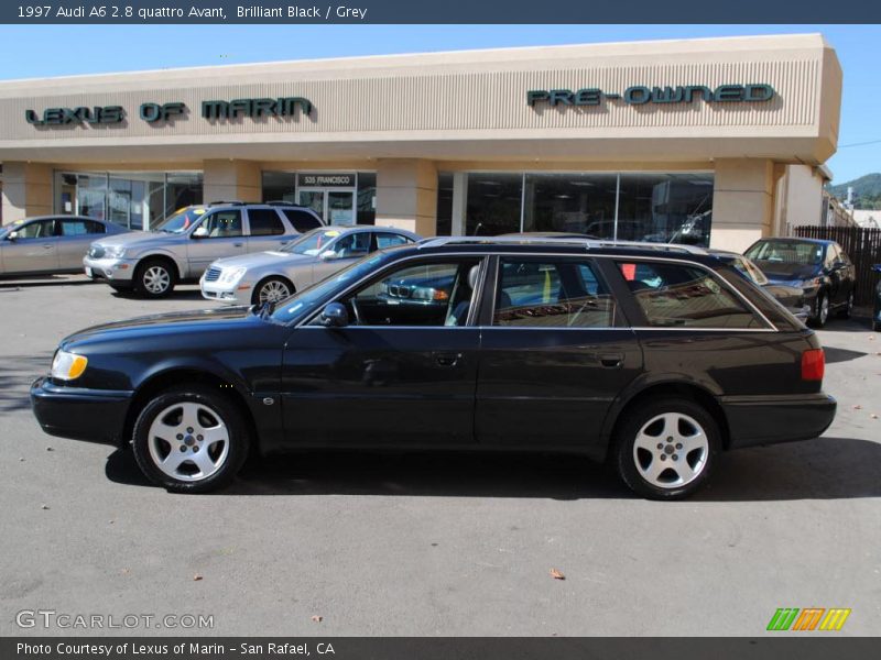 Brilliant Black / Grey 1997 Audi A6 2.8 quattro Avant