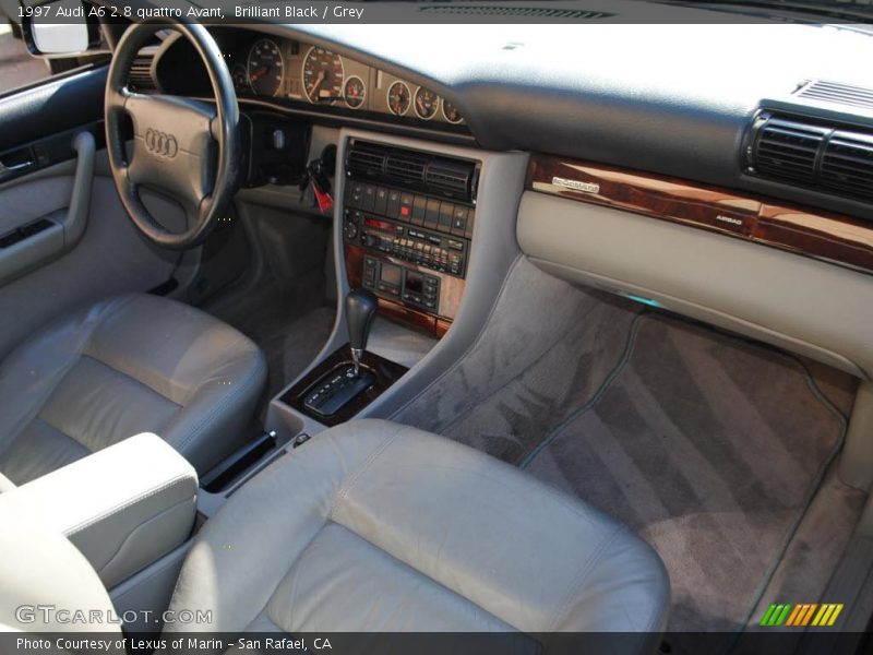 Brilliant Black / Grey 1997 Audi A6 2.8 quattro Avant