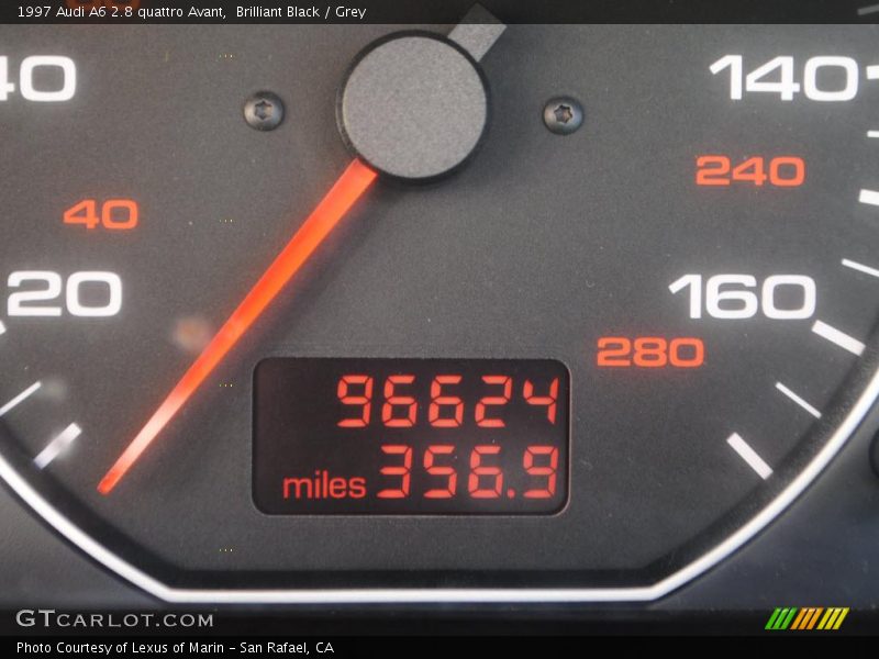 Brilliant Black / Grey 1997 Audi A6 2.8 quattro Avant