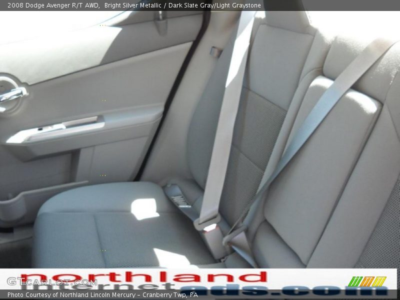 Bright Silver Metallic / Dark Slate Gray/Light Graystone 2008 Dodge Avenger R/T AWD