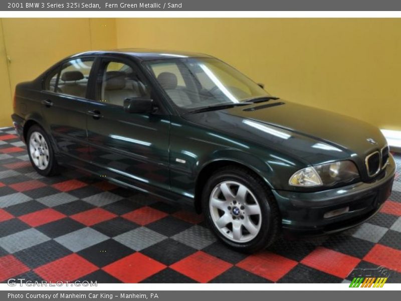 Fern Green Metallic / Sand 2001 BMW 3 Series 325i Sedan