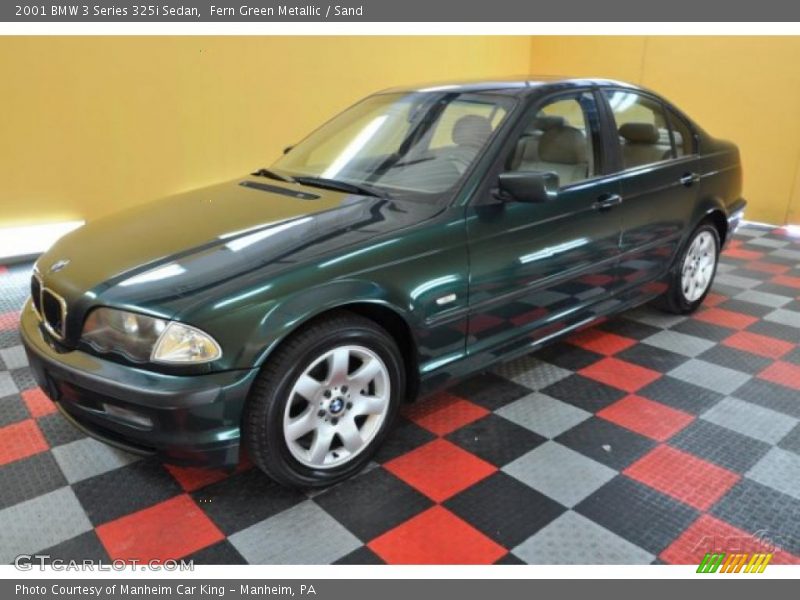 Fern Green Metallic / Sand 2001 BMW 3 Series 325i Sedan