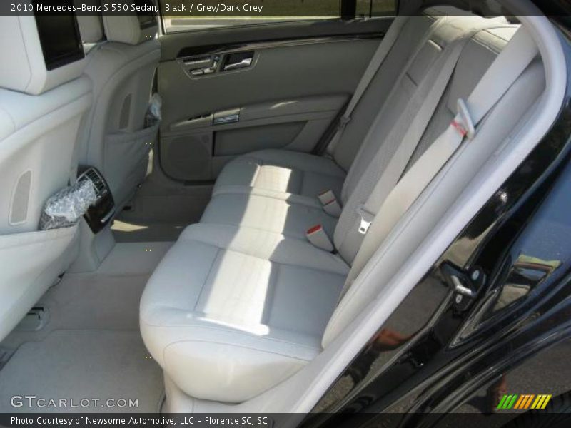 Black / Grey/Dark Grey 2010 Mercedes-Benz S 550 Sedan
