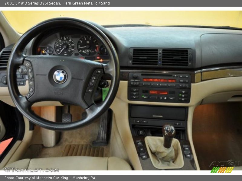 Fern Green Metallic / Sand 2001 BMW 3 Series 325i Sedan