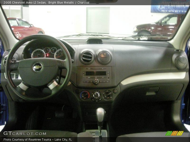 Bright Blue Metallic / Charcoal 2008 Chevrolet Aveo LS Sedan