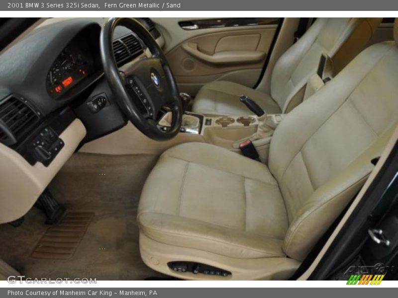 Fern Green Metallic / Sand 2001 BMW 3 Series 325i Sedan