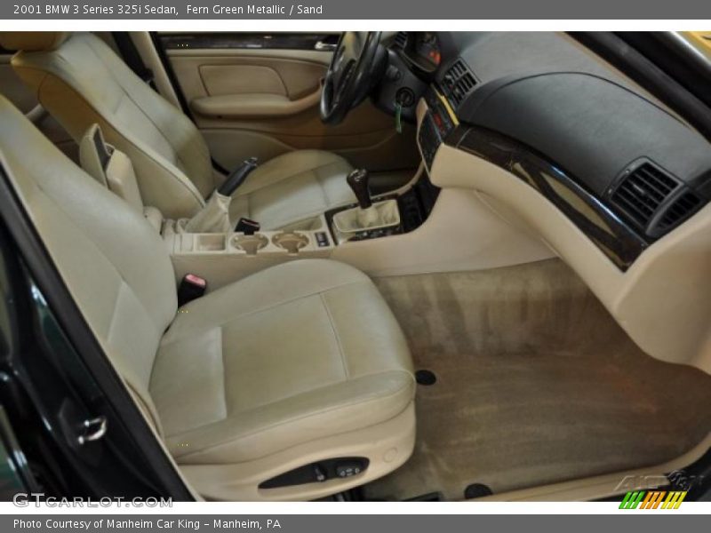 Fern Green Metallic / Sand 2001 BMW 3 Series 325i Sedan
