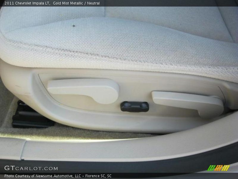 Gold Mist Metallic / Neutral 2011 Chevrolet Impala LT