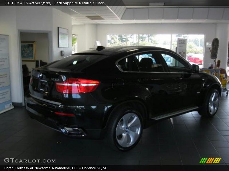 Black Sapphire Metallic / Black 2011 BMW X6 ActiveHybrid