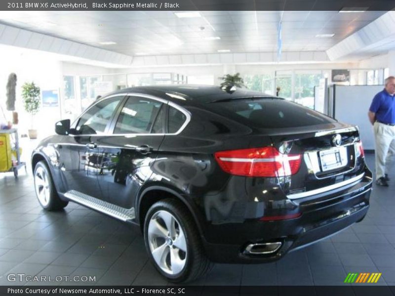 Black Sapphire Metallic / Black 2011 BMW X6 ActiveHybrid