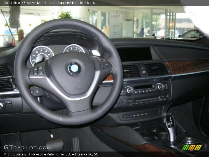 Black Sapphire Metallic / Black 2011 BMW X6 ActiveHybrid