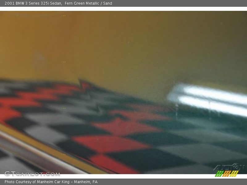 Fern Green Metallic / Sand 2001 BMW 3 Series 325i Sedan