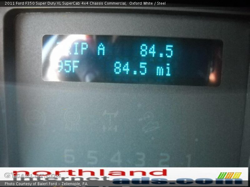 Oxford White / Steel 2011 Ford F350 Super Duty XL SuperCab 4x4 Chassis Commercial
