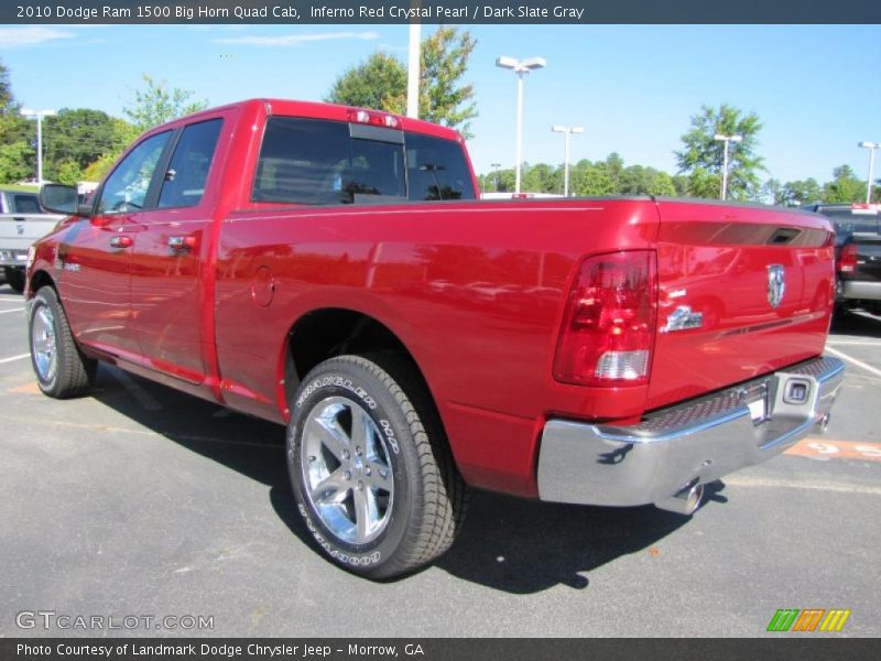 Inferno Red Crystal Pearl / Dark Slate Gray 2010 Dodge Ram 1500 Big Horn Quad Cab