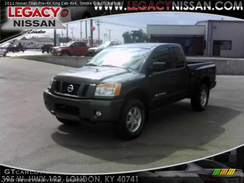 Smoke Gray / Charcoal 2011 Nissan Titan Pro-4X King Cab 4x4