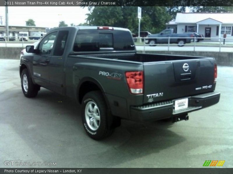 Smoke Gray / Charcoal 2011 Nissan Titan Pro-4X King Cab 4x4