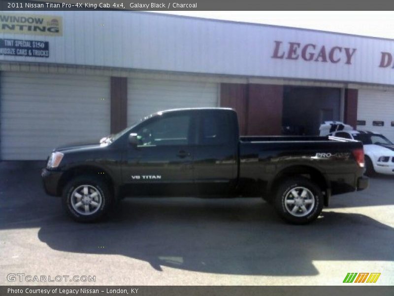 Galaxy Black / Charcoal 2011 Nissan Titan Pro-4X King Cab 4x4