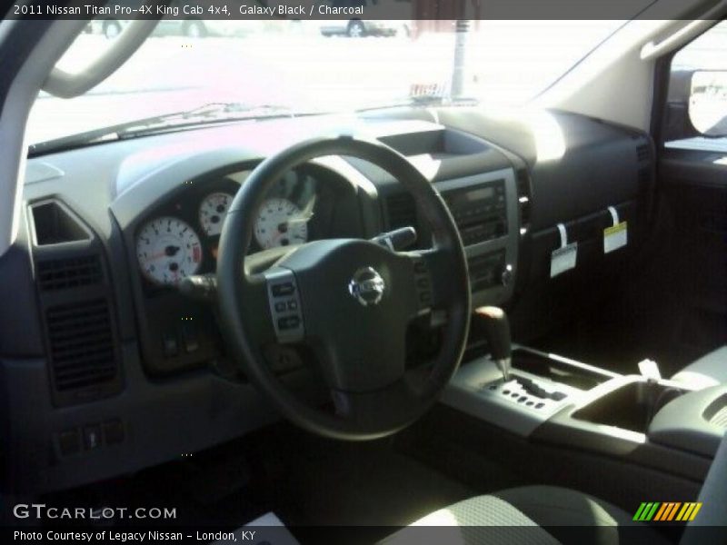 Galaxy Black / Charcoal 2011 Nissan Titan Pro-4X King Cab 4x4