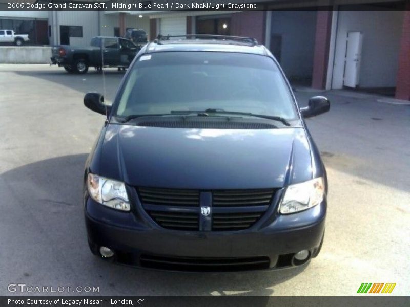 Midnight Blue Pearl / Dark Khaki/Light Graystone 2006 Dodge Grand Caravan SXT