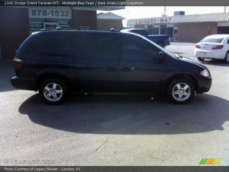 Midnight Blue Pearl / Dark Khaki/Light Graystone 2006 Dodge Grand Caravan SXT