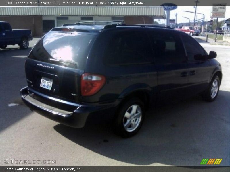 Midnight Blue Pearl / Dark Khaki/Light Graystone 2006 Dodge Grand Caravan SXT