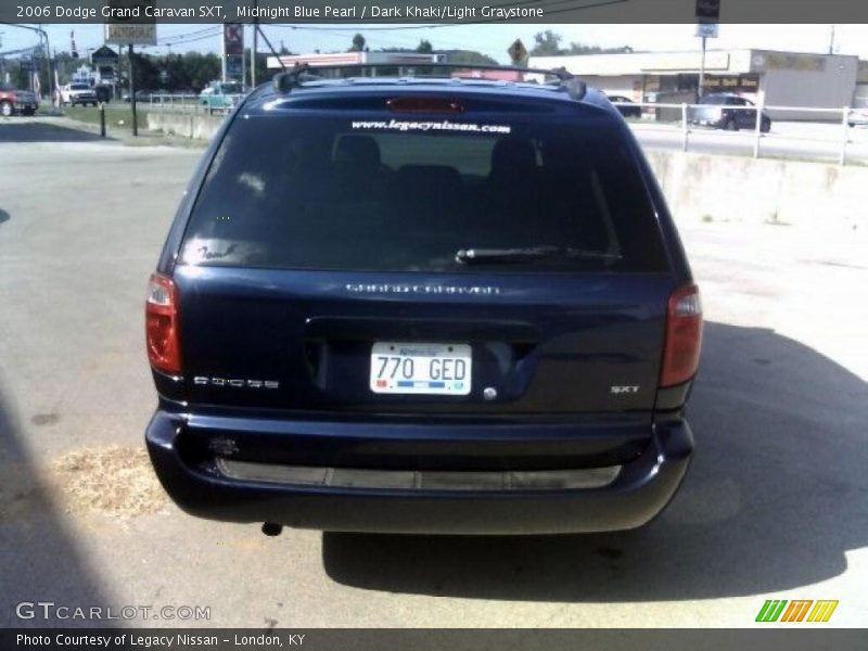 Midnight Blue Pearl / Dark Khaki/Light Graystone 2006 Dodge Grand Caravan SXT