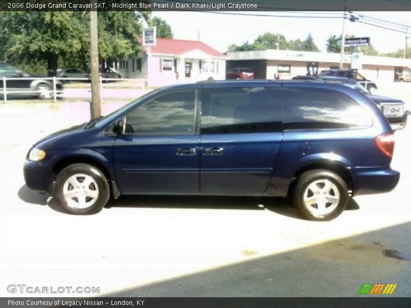 Midnight Blue Pearl / Dark Khaki/Light Graystone 2006 Dodge Grand Caravan SXT