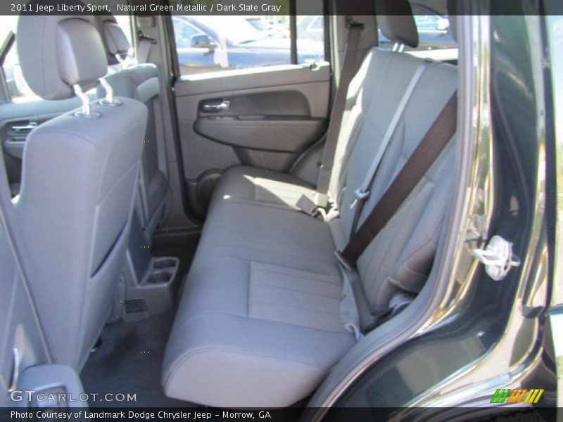 Natural Green Metallic / Dark Slate Gray 2011 Jeep Liberty Sport