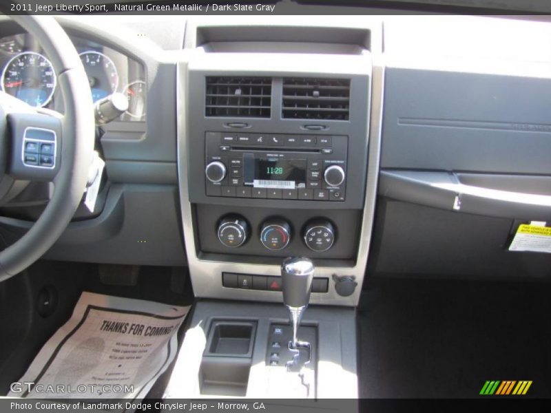 Natural Green Metallic / Dark Slate Gray 2011 Jeep Liberty Sport