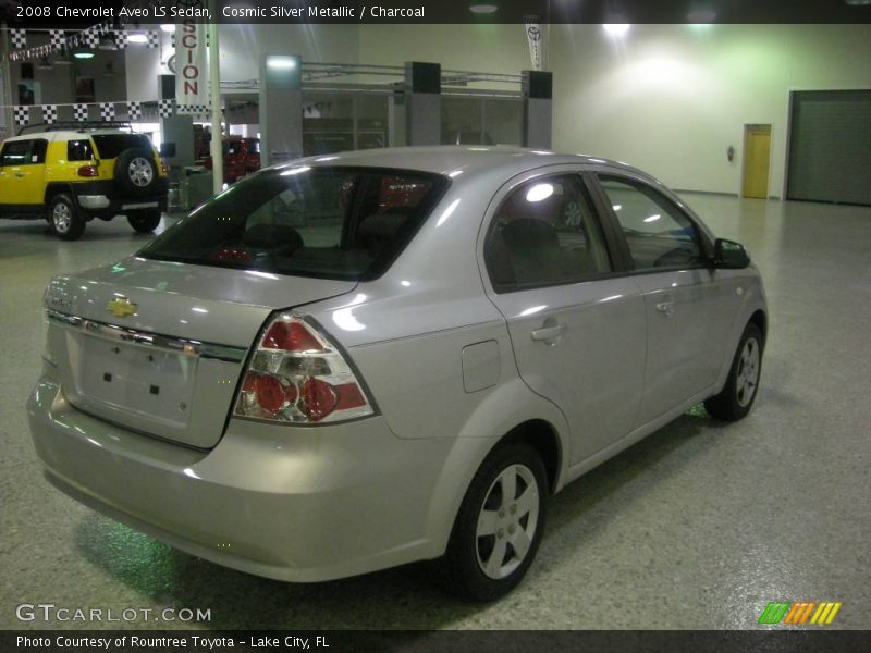 Cosmic Silver Metallic / Charcoal 2008 Chevrolet Aveo LS Sedan