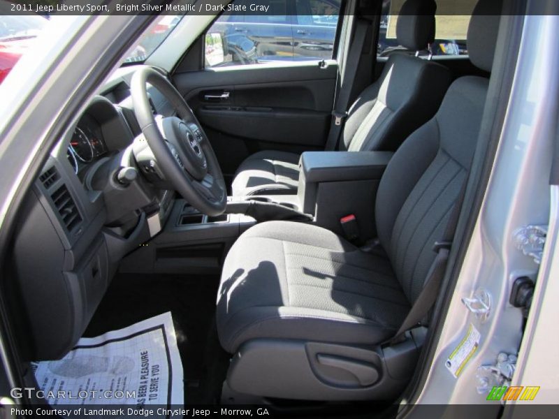 Bright Silver Metallic / Dark Slate Gray 2011 Jeep Liberty Sport
