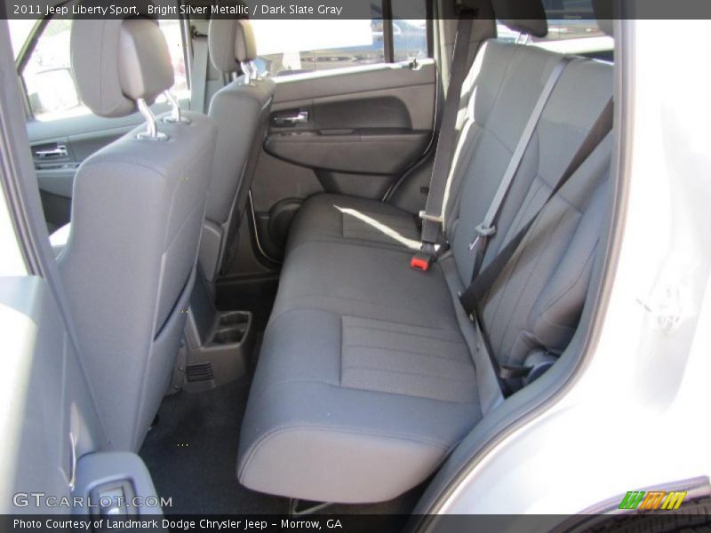 Bright Silver Metallic / Dark Slate Gray 2011 Jeep Liberty Sport