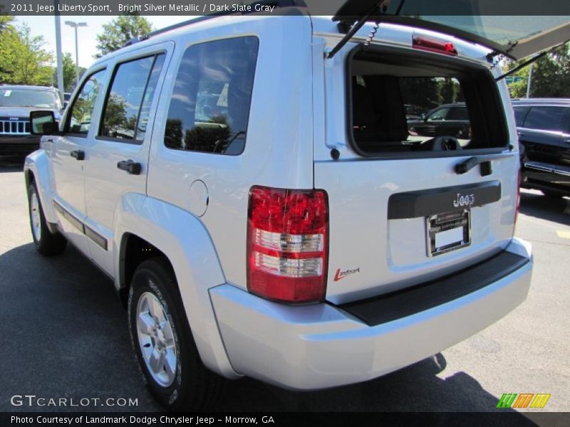 Bright Silver Metallic / Dark Slate Gray 2011 Jeep Liberty Sport