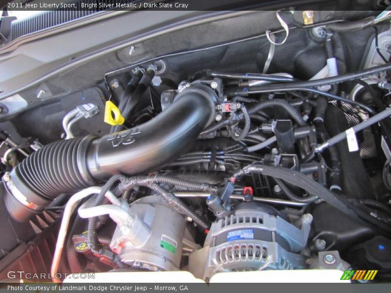 Bright Silver Metallic / Dark Slate Gray 2011 Jeep Liberty Sport