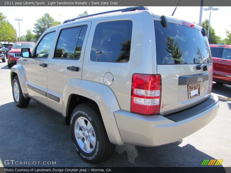 Light Sandstone Metallic / Dark Slate Gray 2011 Jeep Liberty Sport
